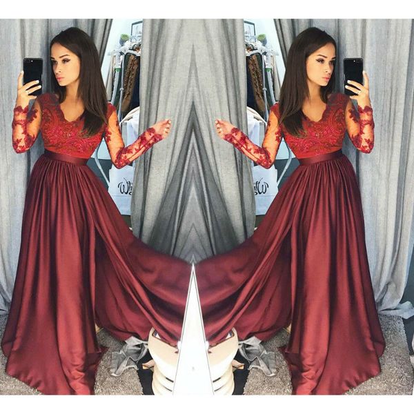 

2021lace mesh christmas xmas dress elegant women long sleeve v neck dress party formal high waist lace maxi dresses, Black;gray