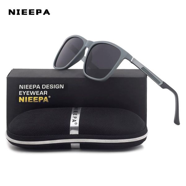 

sunglasses nieepa 2021 brand men aluminum polarized uv400 mirror male sun glasses women for, White;black