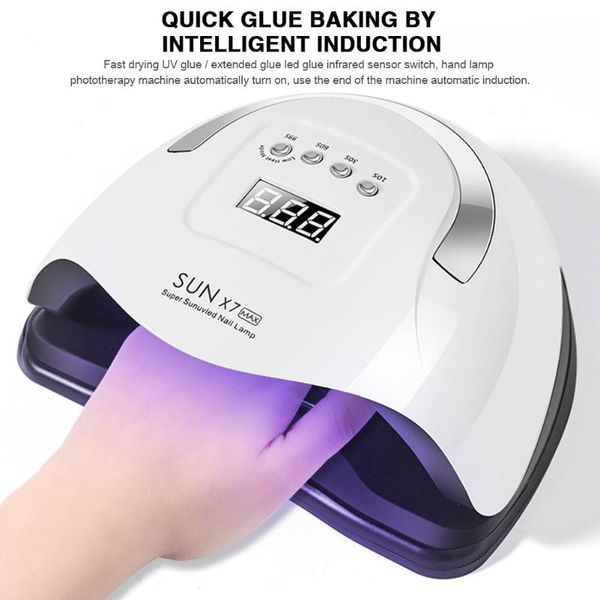 

nail dryer potherapy 180w led smart sensing uv baking lamp tool dryers