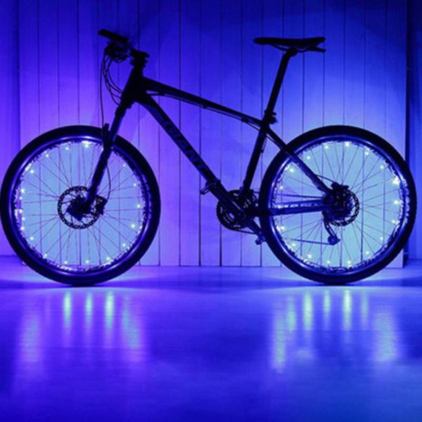 

interior&external lights tire pack led bicycle wheel bright colorful light for bikes fits front or rear waterproof bike