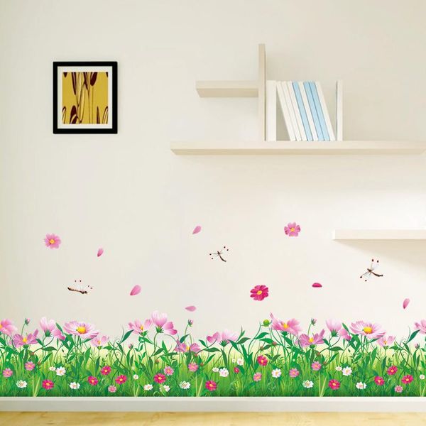 

wall stickers green plant cactus potted flower pot set diy decals/adhesive kitchen sticker art bathroom windows decor murals
