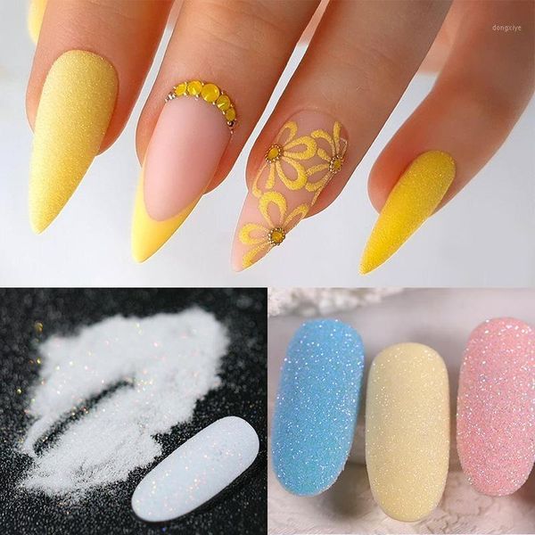 

10g shining sugar nail glitter candy powder coating effect pigment chrome 1g art decorations dust1, Silver;gold
