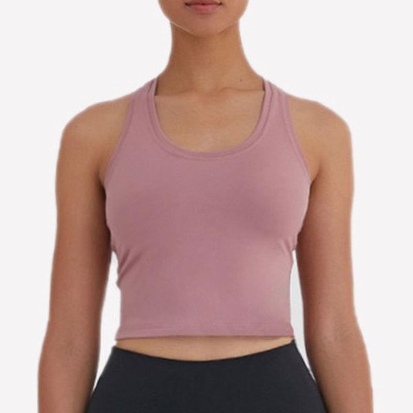 

gym clothing yinlan-b14 women's sports bras vest tight ultra-stretch back fitness clothes casual all-match running for women, White;black