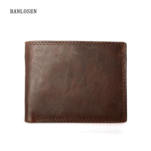 

wallets men 100% cowhide genuine leather wallet card holder with coin pocket short vintage design purse, Red;black