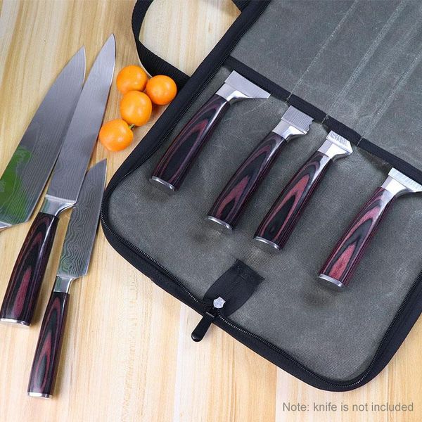 

storage bags portable bag multifunctional canvas with slots for men cook suitable traveling working camping ednu888