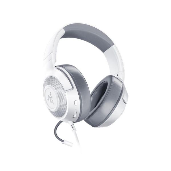 

headphones & earphones razer kraken x-mercury gaming headset 7.1 surround sound with bendable cardioid microphone 40mm driver unit