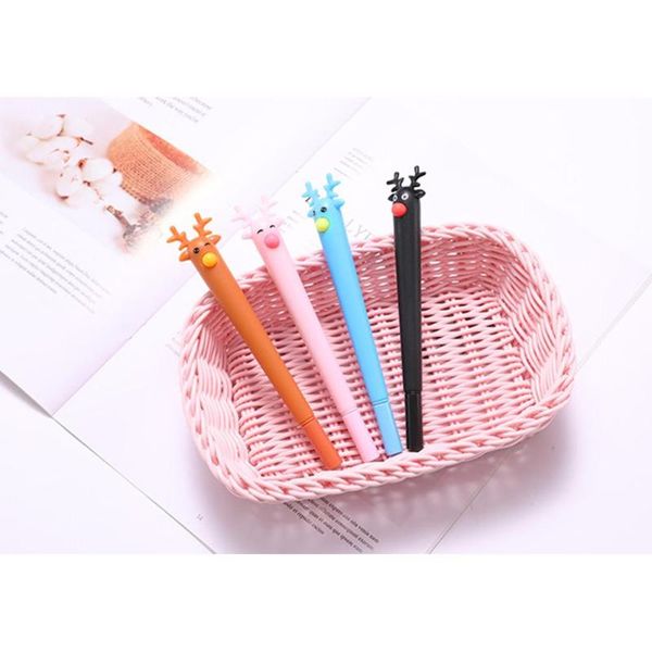 

gel pens lovely cartoon elk shape pen for writing supplies