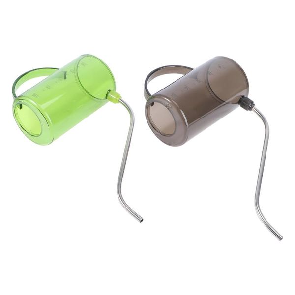 

2pcs practical garden shower can simple creative watering bottle green grey equipments