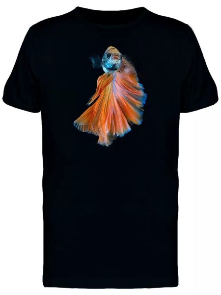 

Betta Fish Orange Color Men's Tee -Image by Shutterstock, White;black