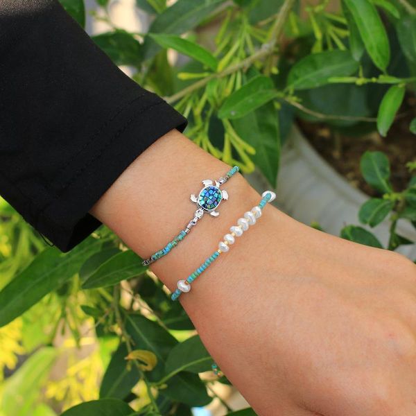 

charm bracelets kelitch crystal beaded stone strands bracelet adjustable fashion friendship pearl jewelry multi, Golden;silver