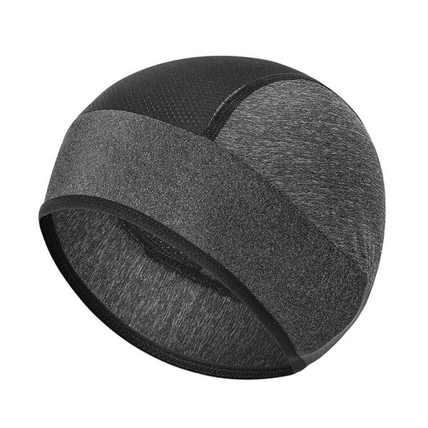 

summer cycling ice silk hood sun protection windproof cover thin hatch breathable quick-dry helmet caps & masks, Black