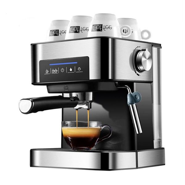 

bar italian type espresso coffee maker machine with milk frother wand for cappuccino latte and mocha roasters