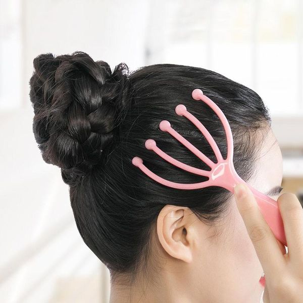 

ball head massager manual scratching device plastic scalp massage claw for eliminate fatigue gift friends party favor