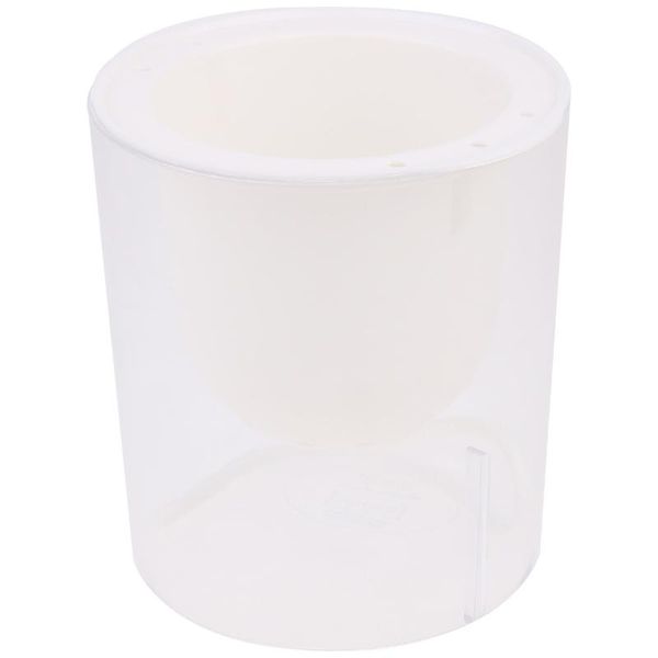 

planters & pots 2pcs transparent lazy flower pot creative gardening planter self watering flowerpot plant holder water storage (size