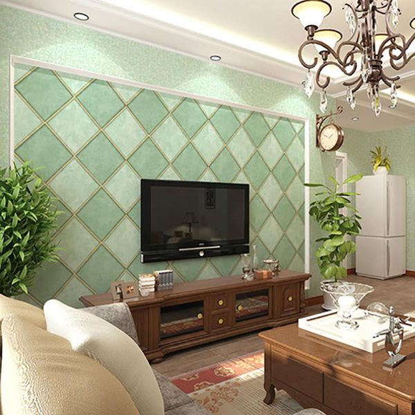

modern simple imitation marble wallpaper tile stone non woven fabric bedroom living room 3d roll u149 wallpapers