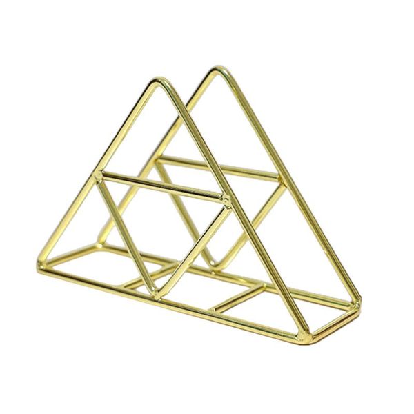 

napkin rings triangle iron holder household kids room bedroom decoration