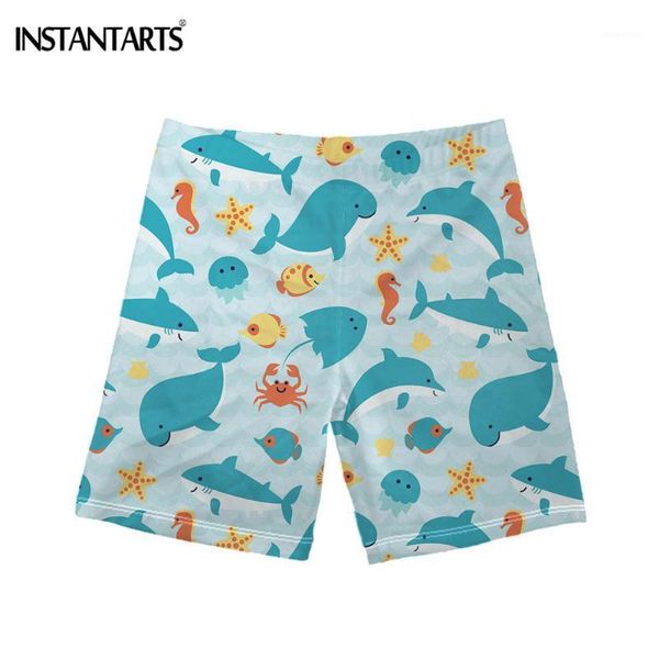 

cartoon pattern boys swimming trunks summer beach shorts breathable cute tropical animals print children swimwear men's