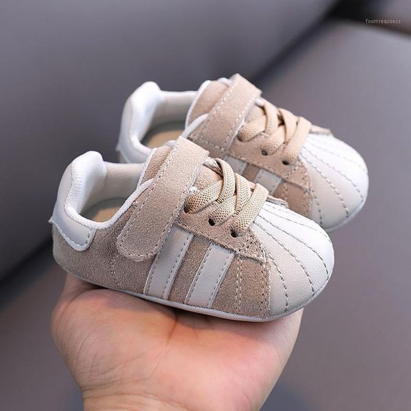 

first walkers fashion toddler baby soft sole hook loop prewalker sneakers boy girls genuine leather sports shoes non-slip walker1