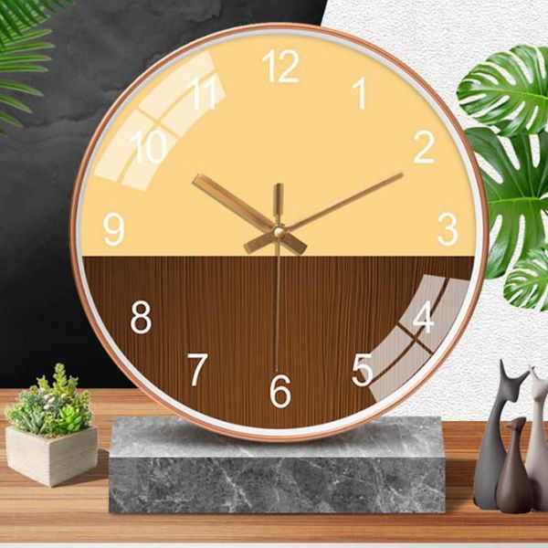 

wall clocks nordic wood modern design silent quartz circular wooden hanging clock horloge home decor decorative bb50