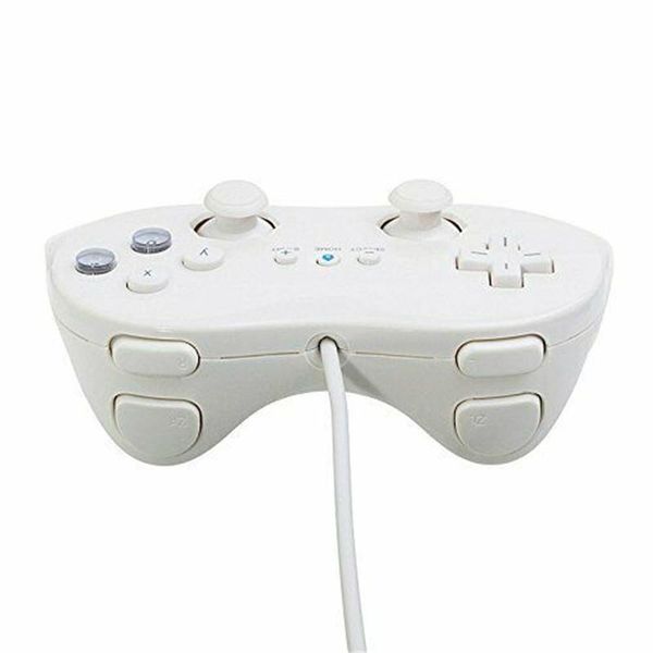 

game controllers & joysticks 2021 for wii mini classic controller gamepad pro black white remote accessories video games joystick