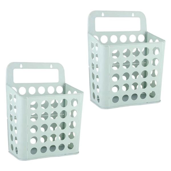 

foldable laundry basket punching clothes storage (random color) & organization