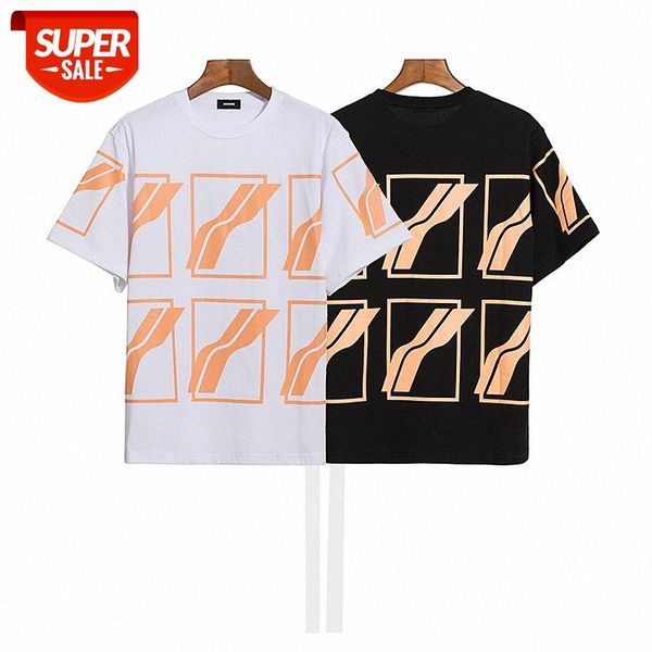 

we11done printed oversized short-sleeved t-shirt couple #gt1l, White;black