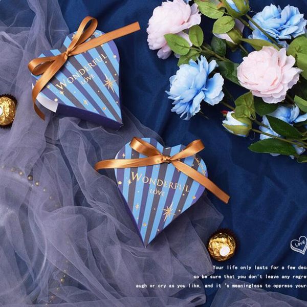 

10pcs heart wedding candy boxes birthday present gift favor party decor wrap