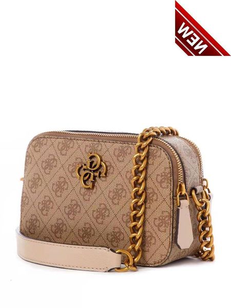 

2020 gues new old flower camera chain single shoulder oblique span small square bag