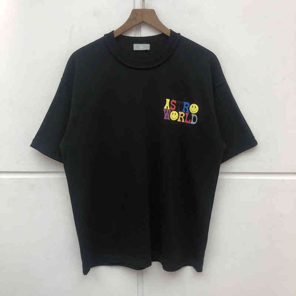 

black color printed letters t shirt men women tee loose short sleeve, White;black