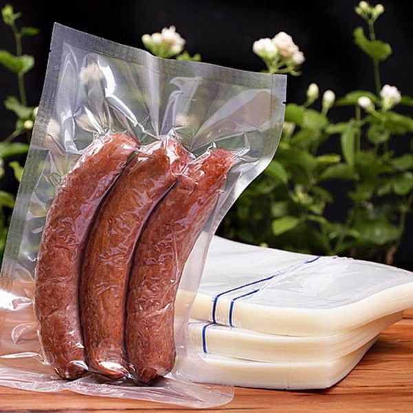 

storage bags 100pcs vacuum plastic bag for sealing machine pack saver packaging rolls packer seal