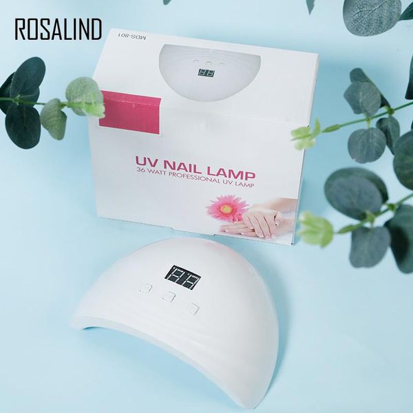 

nail dryers rosalind professional polish led lamp white color 36w manicure apparatus potherapy quick dry gel dryer