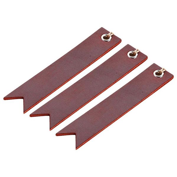 

bookmark 3pcs bookworms for reading vintage page marker gift students writers stationery office pu leather school pendant