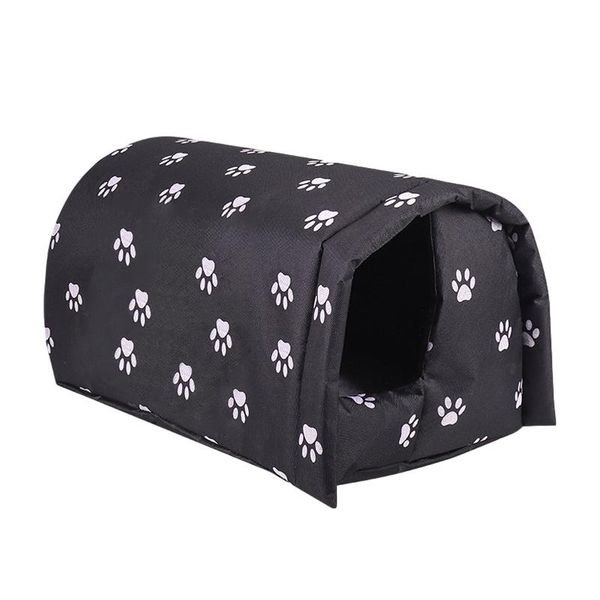 

pets house safe waterproof warm stray cats shelter pet big dog fully washable kennel cylinder portable kennels & pens