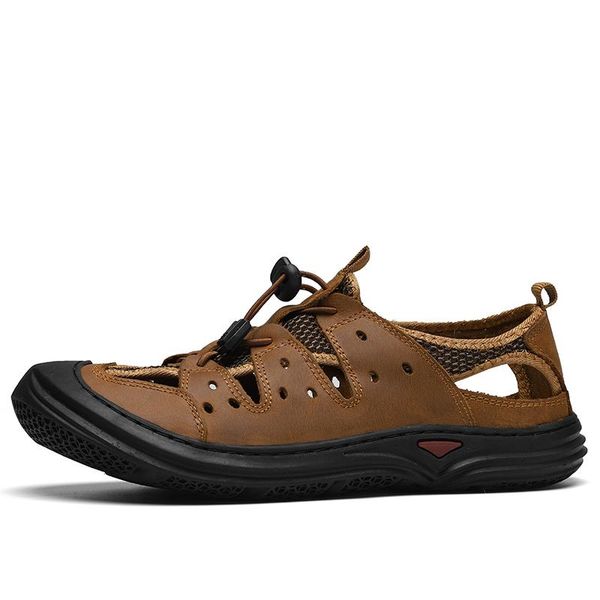 

sandals rubber beach flop 2021 plage slip pool sole men footwear sandalias white leather lether flops luxury sandales man shoes hombre, Black