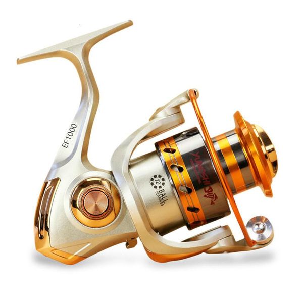 

5.2:1 5.5:1 4.1:1 gold metal spinning fishing reels wheel for fresh/ salt water tool accessories 1000-9000 baitcasting