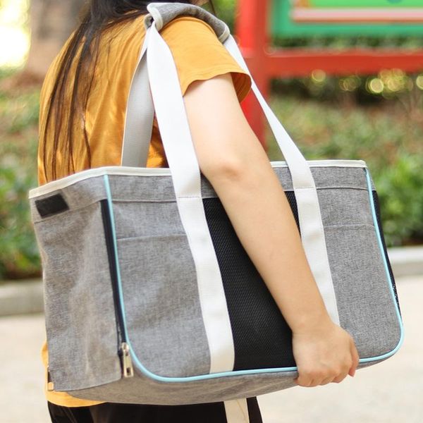 

dog car seat covers 2021 breathable mesh portable pet travel bag for and cat