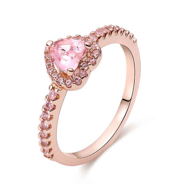 

2022 new sparkling jubilant heart rings for valentine's day gifts women's aesthetic ring jewelry, Silver