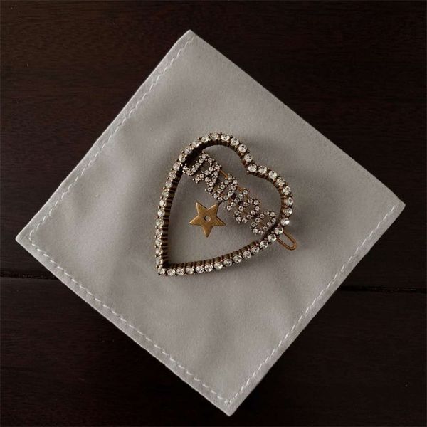 

75%off outlet new love hairpin family brass material tlmg, Silver