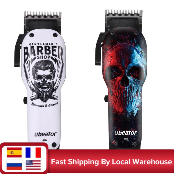 

barbershop hair clipper professional hair trimmer rechargeable barber electric mens cordless haircut adjustable ceramic blade