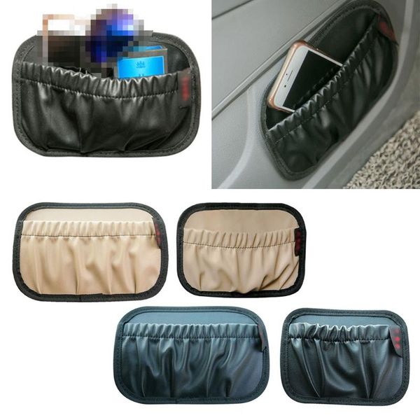 

car organizer storage box pocket mobile phone charge holder multi-function debris bag dashboard seat w91f