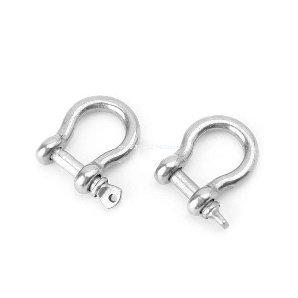 

outdoor gadgets 2pcs survival paracord bracelets shackle screw pin buckle dropship