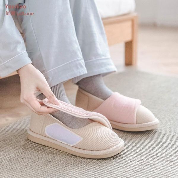 

youdiao slippers for pregnant woman shoes winter indoor home warm women eva non-slip heel wrap maternity slipper, Black