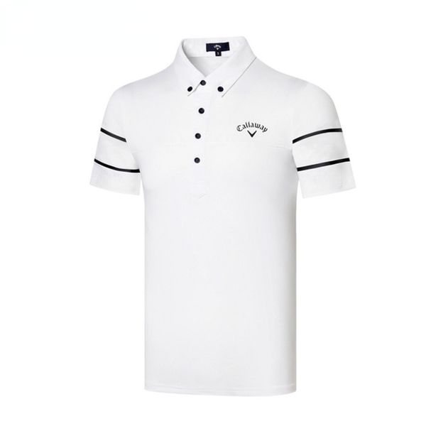 

Men's Golf jerseys, quick drying sportswear, short sved polo shirts., White;black