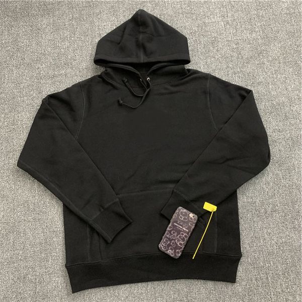 

hoodies fashion cross hip hop streetwear classic embroidery letter marka colors fleece jumper, Black