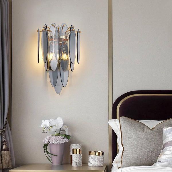 

wall lamp modern loft led luxury living room minimalist sconce creative aisle bedroom bedside