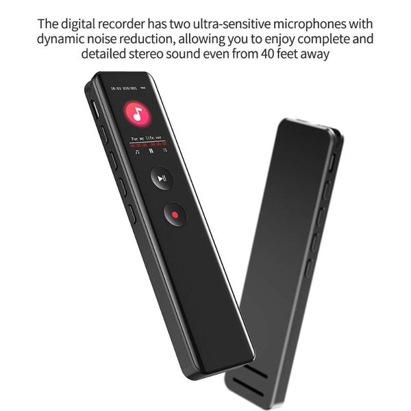 

digital voice recorder professional activated audio 32g usb pen non-s30 hours recording dc 3.5mm external microphone