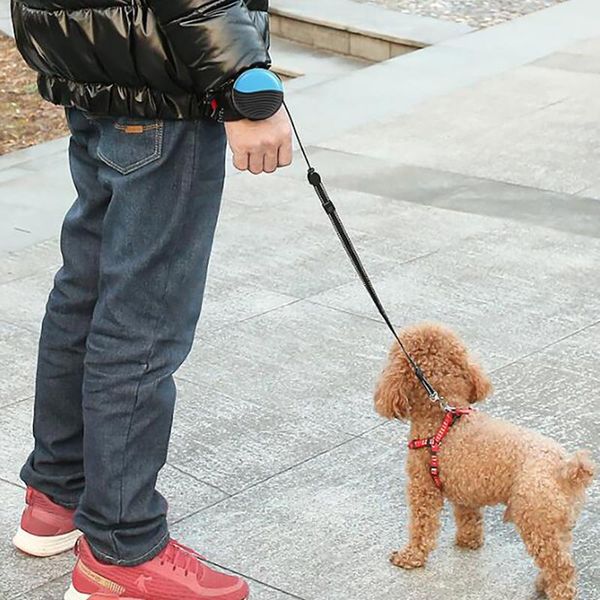 

wrist pet traction rope retractable dog chain teddy small medium dogs handsauto ropes collars & leashes