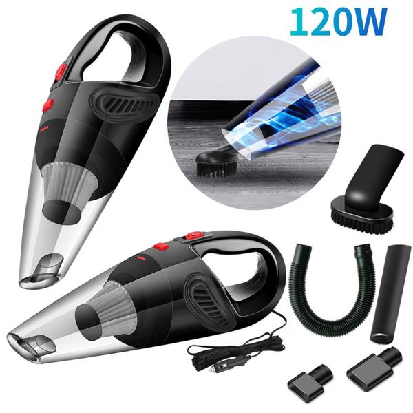 

vacuum cleaner 120w handheld car wireless/wired wet and dry mini rechargeable super suction portable for