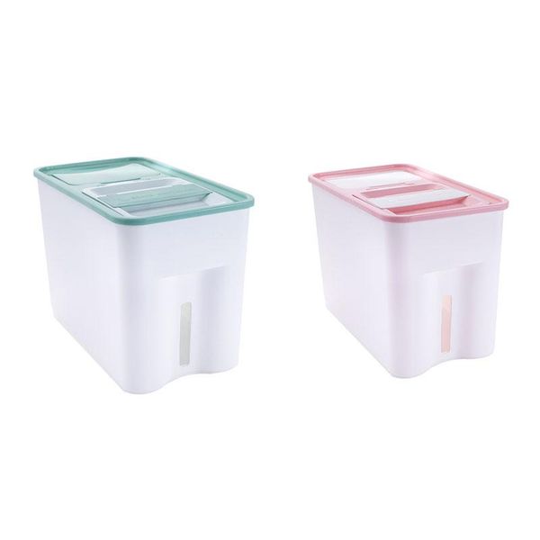 

storage bottles & jars rice box cereal dispenser boxs moisture-proof kitchen