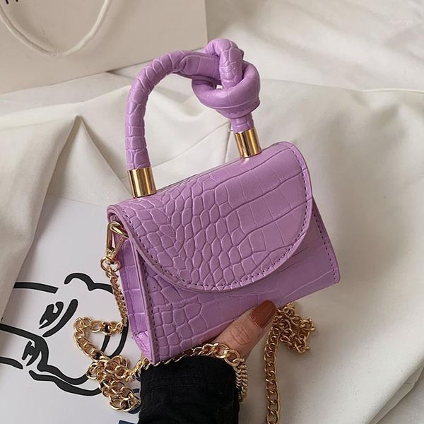 

evening bags mini design pu leather shoulder for women 2021 acrylic chain female crossbody bag travel handbags stone pattern wallet